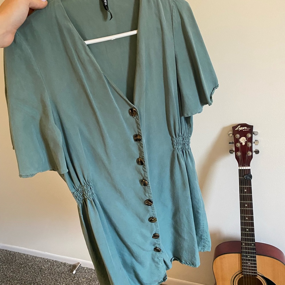 Zara Seafoam Green Dress
